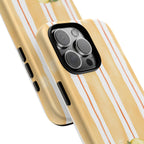 Lemon Orchard Stripes Phone Case