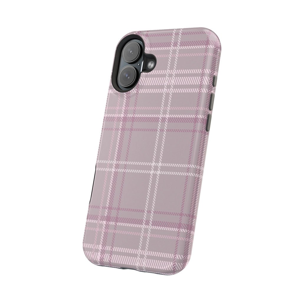 The Plaid Edit Mauve Phone Case