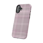 The Plaid Edit Mauve Phone Case