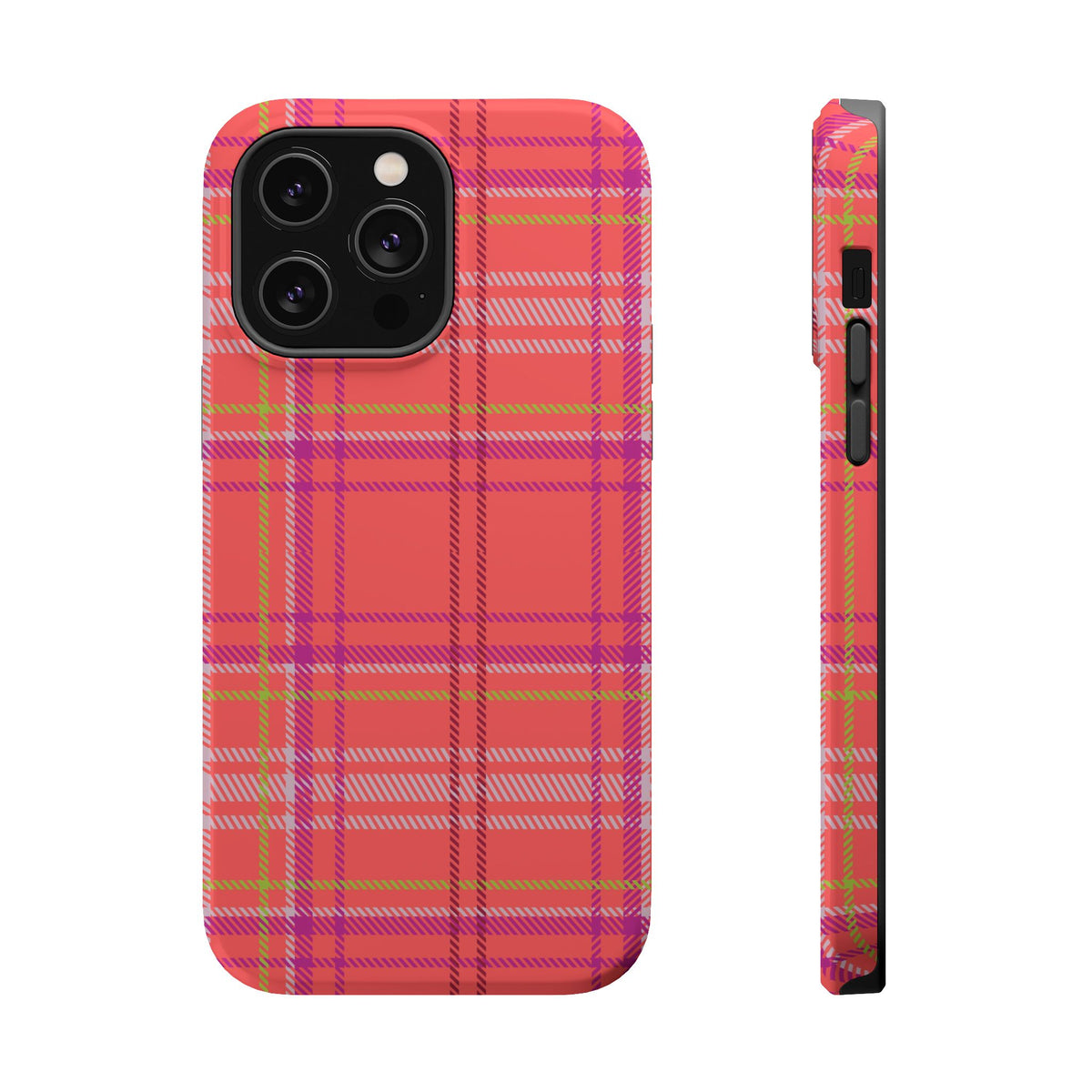 Golden Girl Plaid Magnetic Phone Case