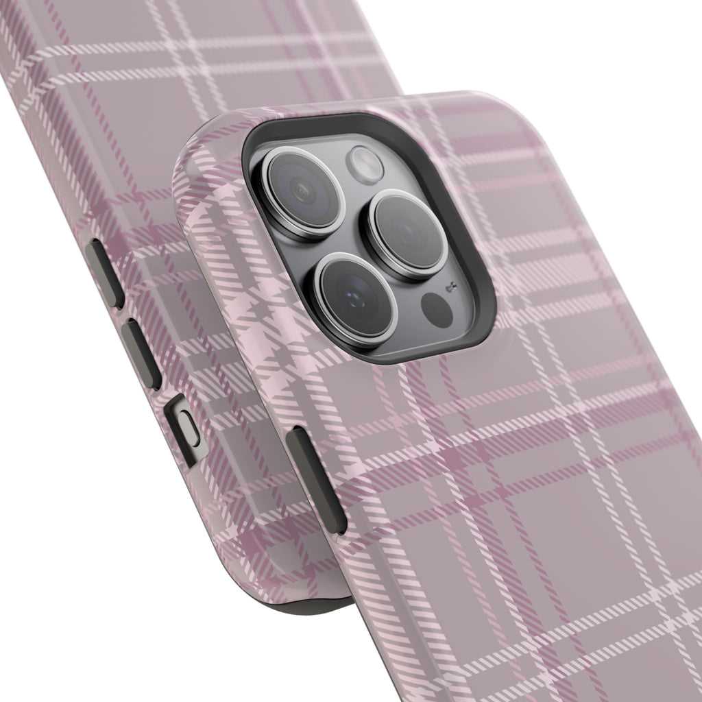 The Plaid Edit Mauve Phone Case