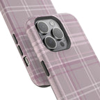 The Plaid Edit Mauve Phone Case