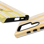 Lemon Orchard Stripes Phone Case
