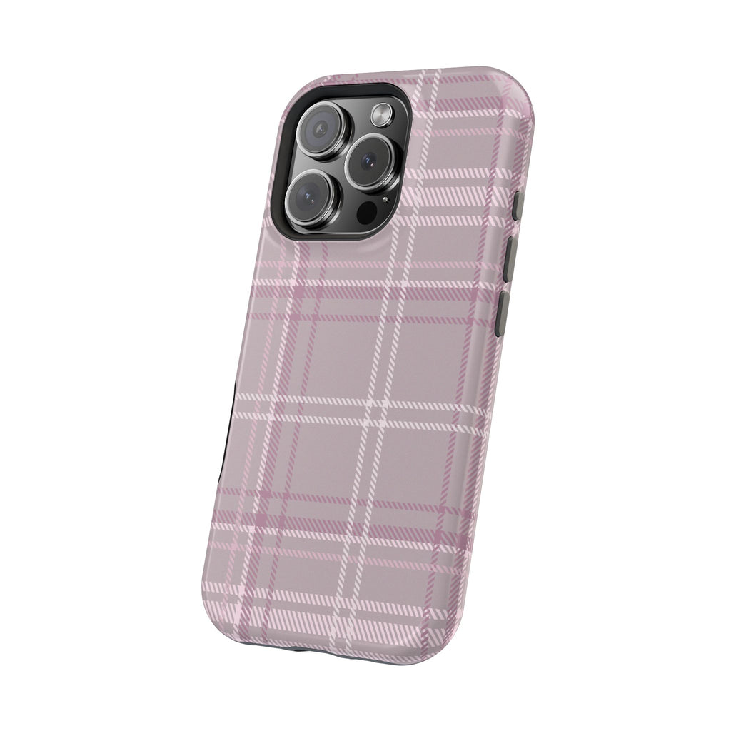The Plaid Edit Mauve Phone Case
