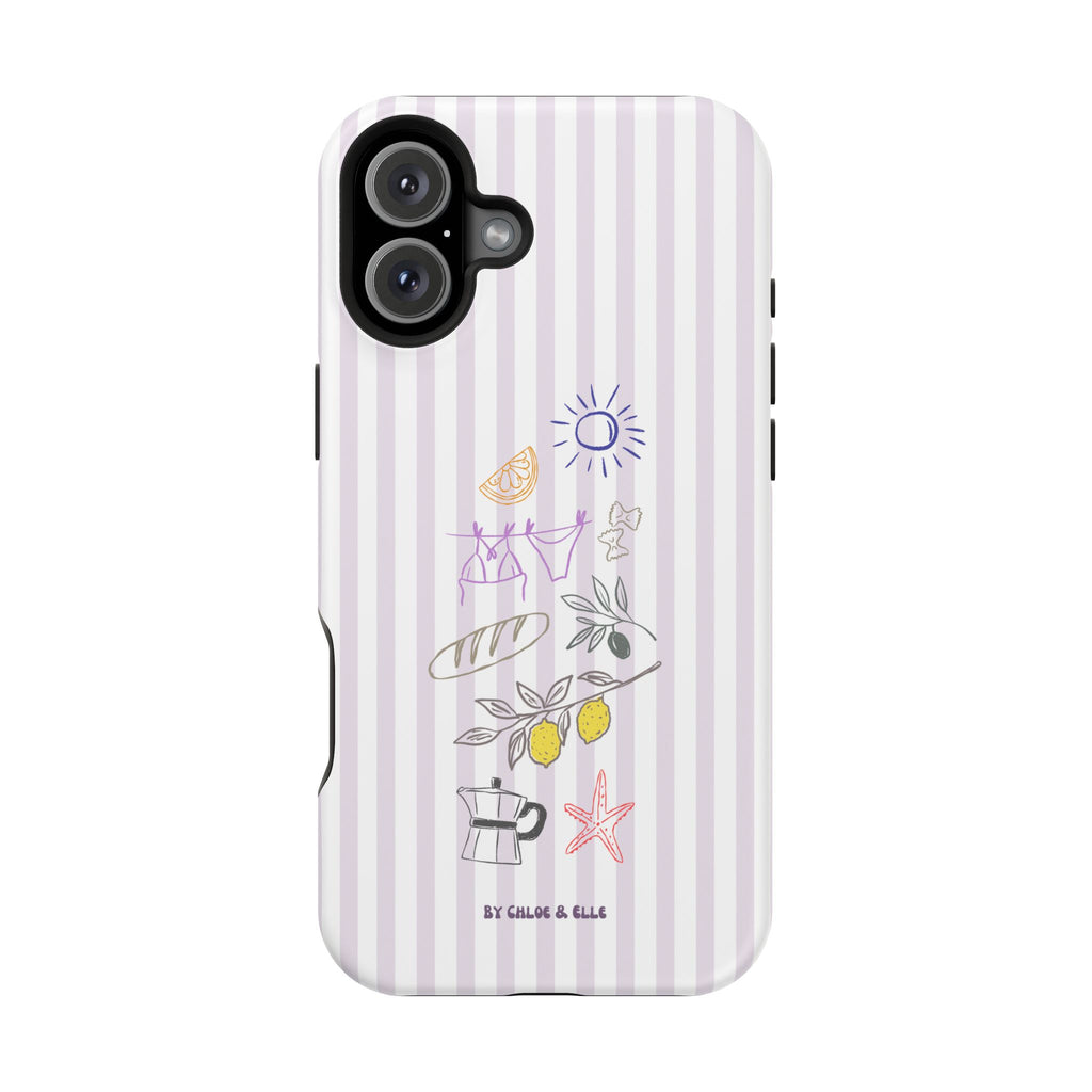 Amalfi Dreaming Petunia Phone Case