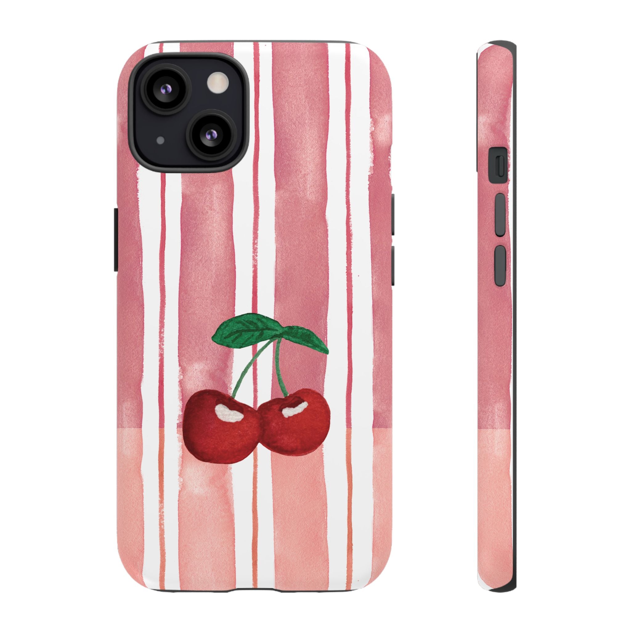 Cherry Orchard Stripes Phone Case