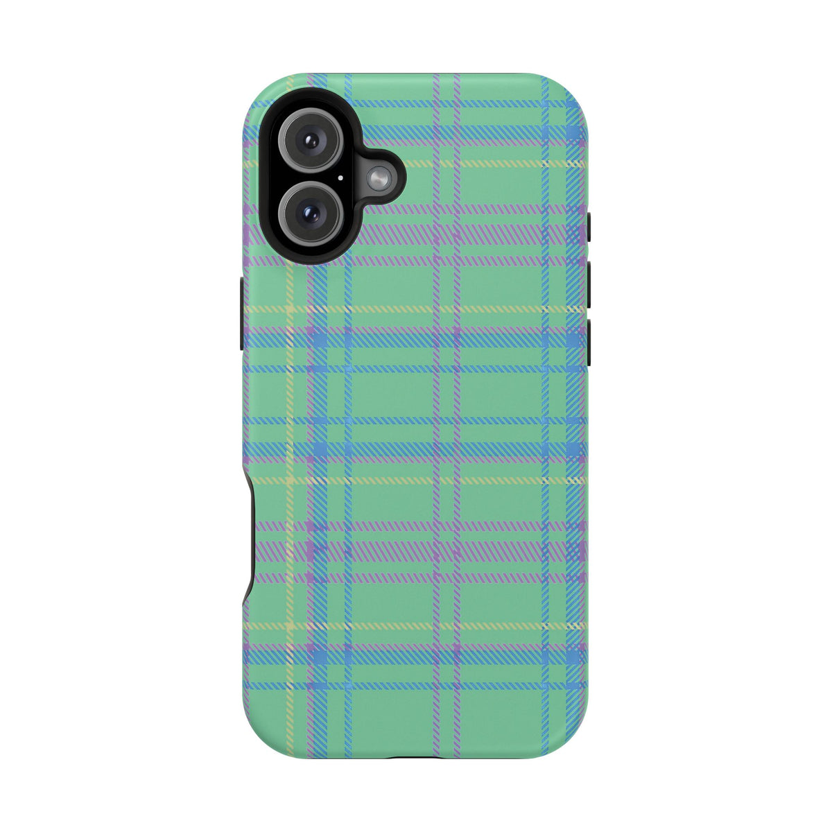 Fresh Energy Plaid Magnetic Phone Case