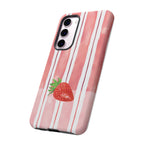 Strawberry Orchard Stripes Phone Case