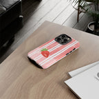 Strawberry Orchard Stripes Phone Case
