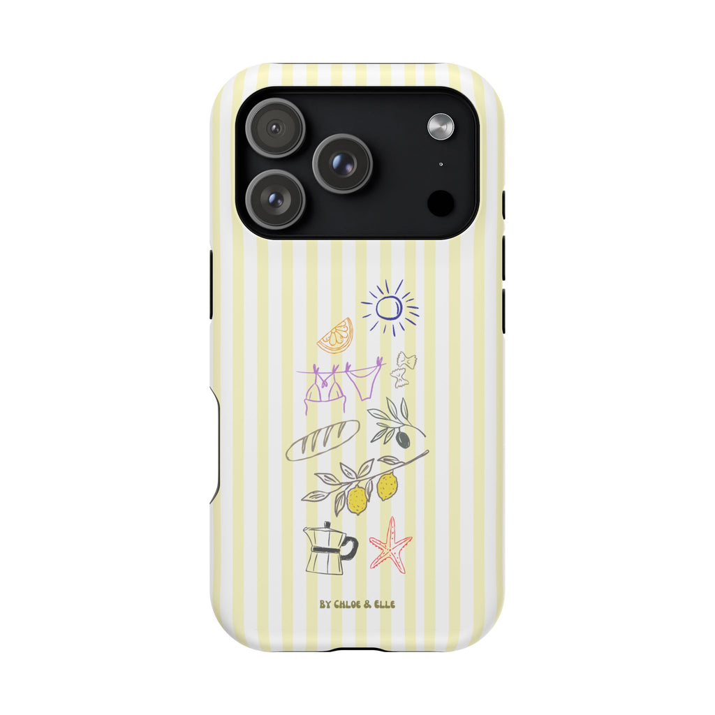 Amalfi Dreaming Lemon Phone Case