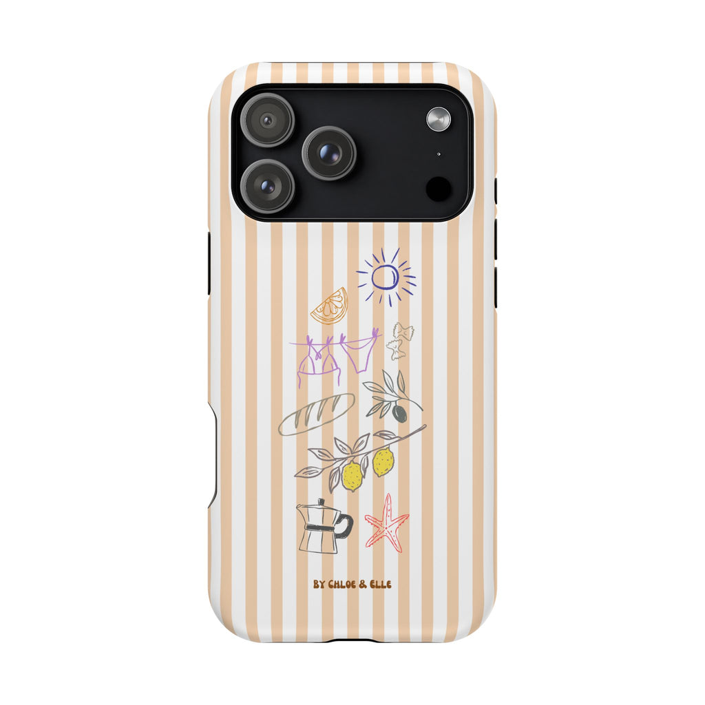 Amalfi Dreaming Peach Phone Case