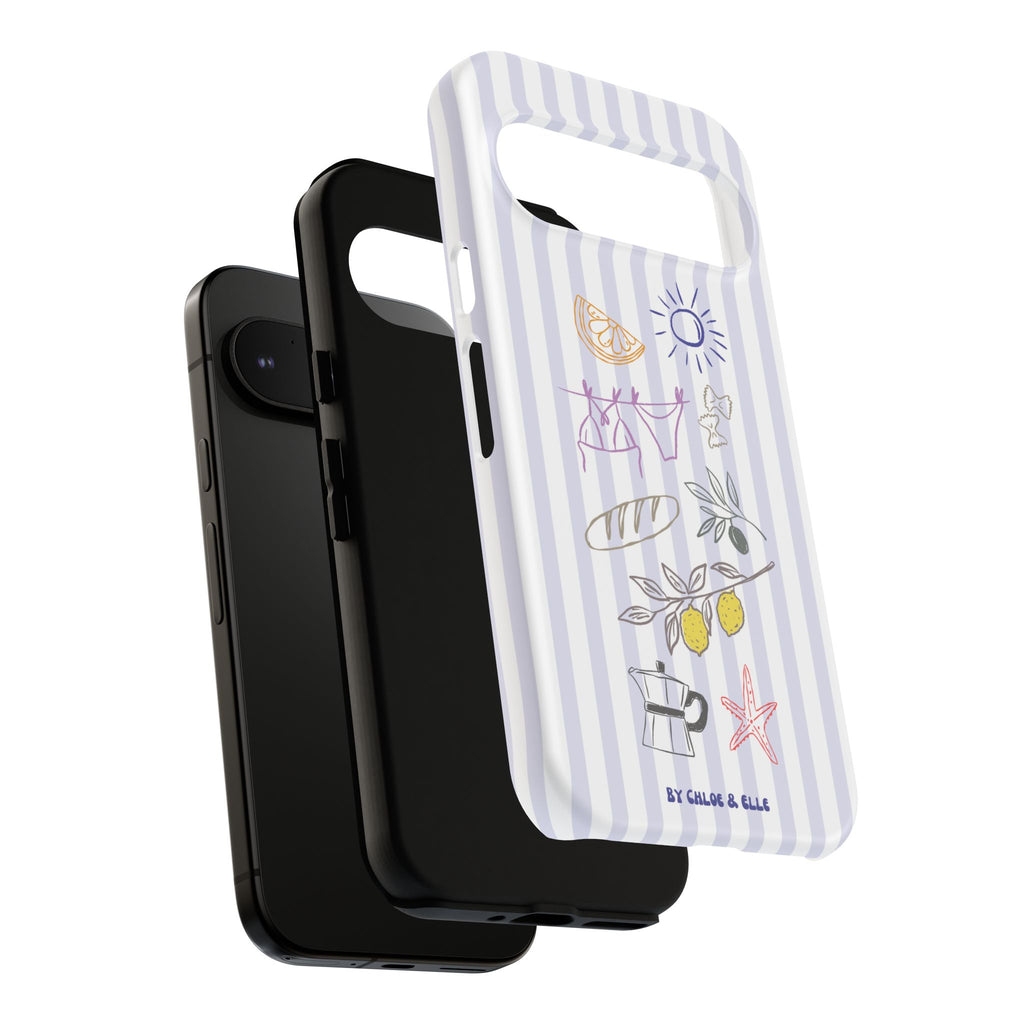 Amalfi Dreaming Blue Waters Phone Case