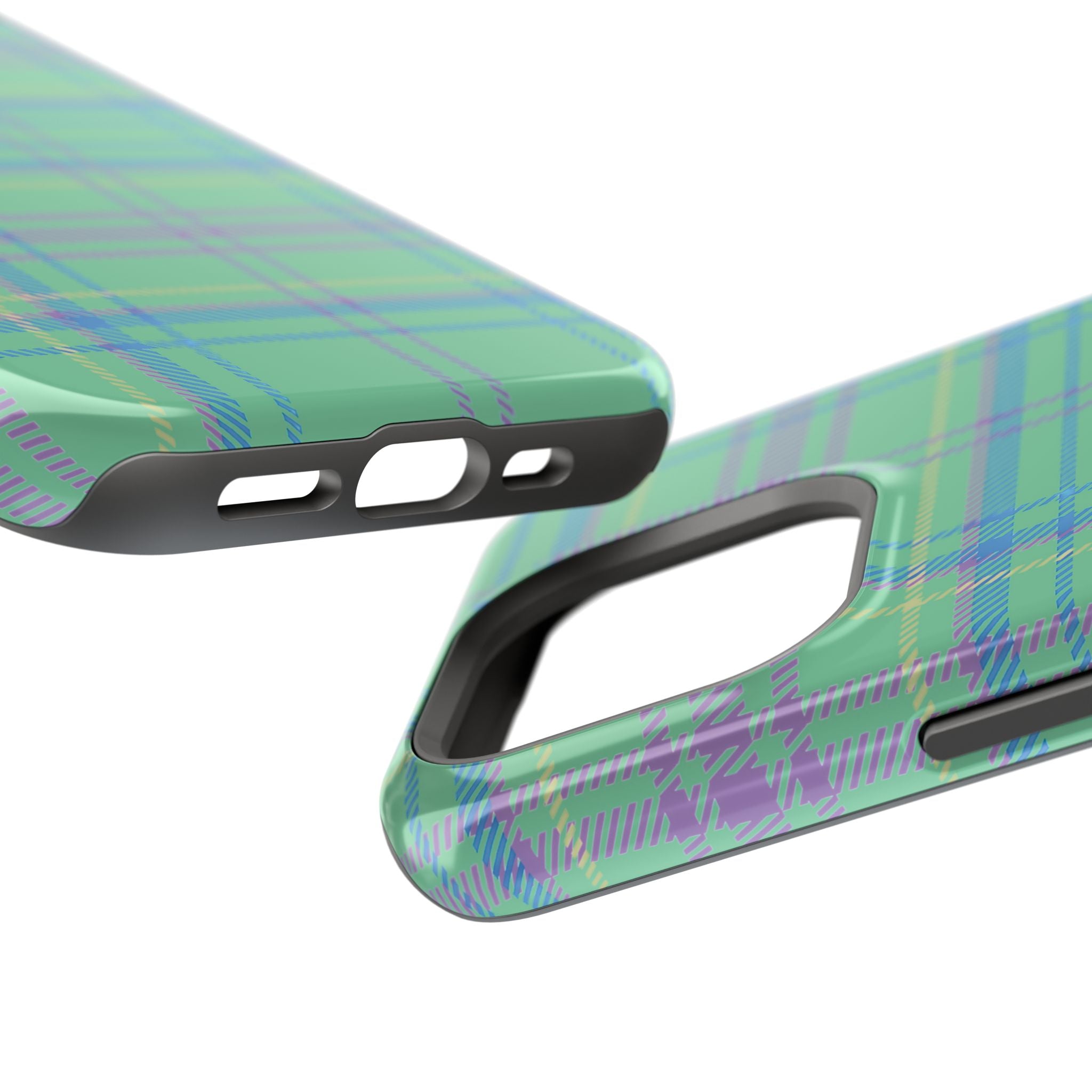 Fresh Energy Plaid Magnetic Phone Case