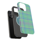 Fresh Energy Plaid Magnetic Phone Case