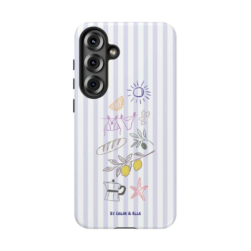 Amalfi Dreaming Blue Waters Phone Case