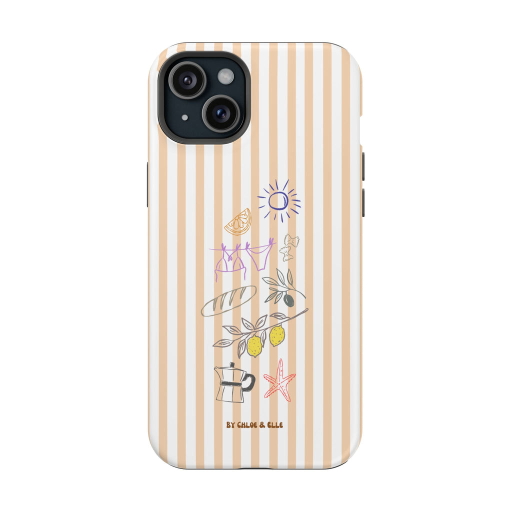 Amalfi Dreaming Peach Phone Case