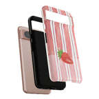 Strawberry Orchard Stripes Phone Case