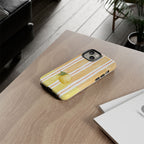 Lemon Orchard Stripes Phone Case