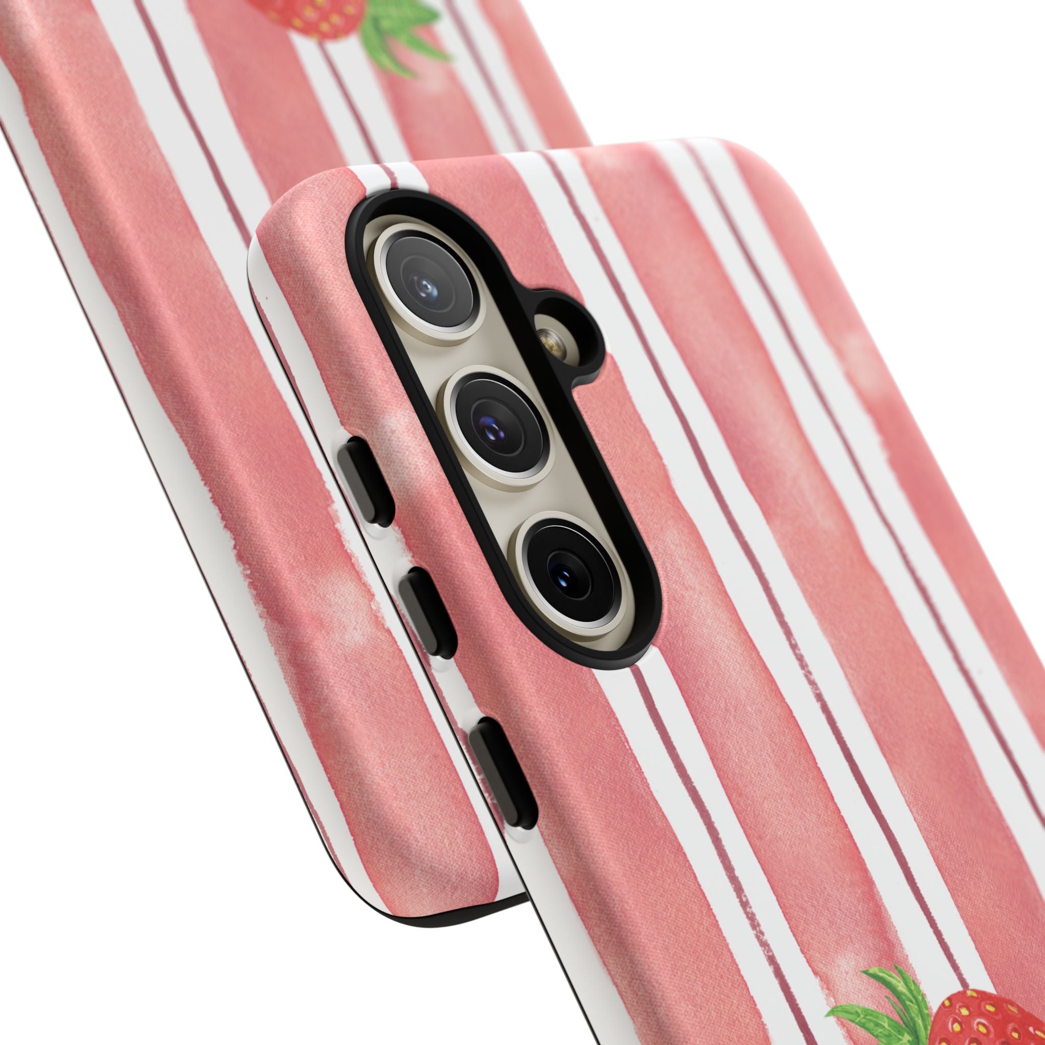 Strawberry Orchard Stripes Phone Case