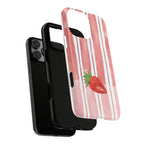 Strawberry Orchard Stripes Phone Case