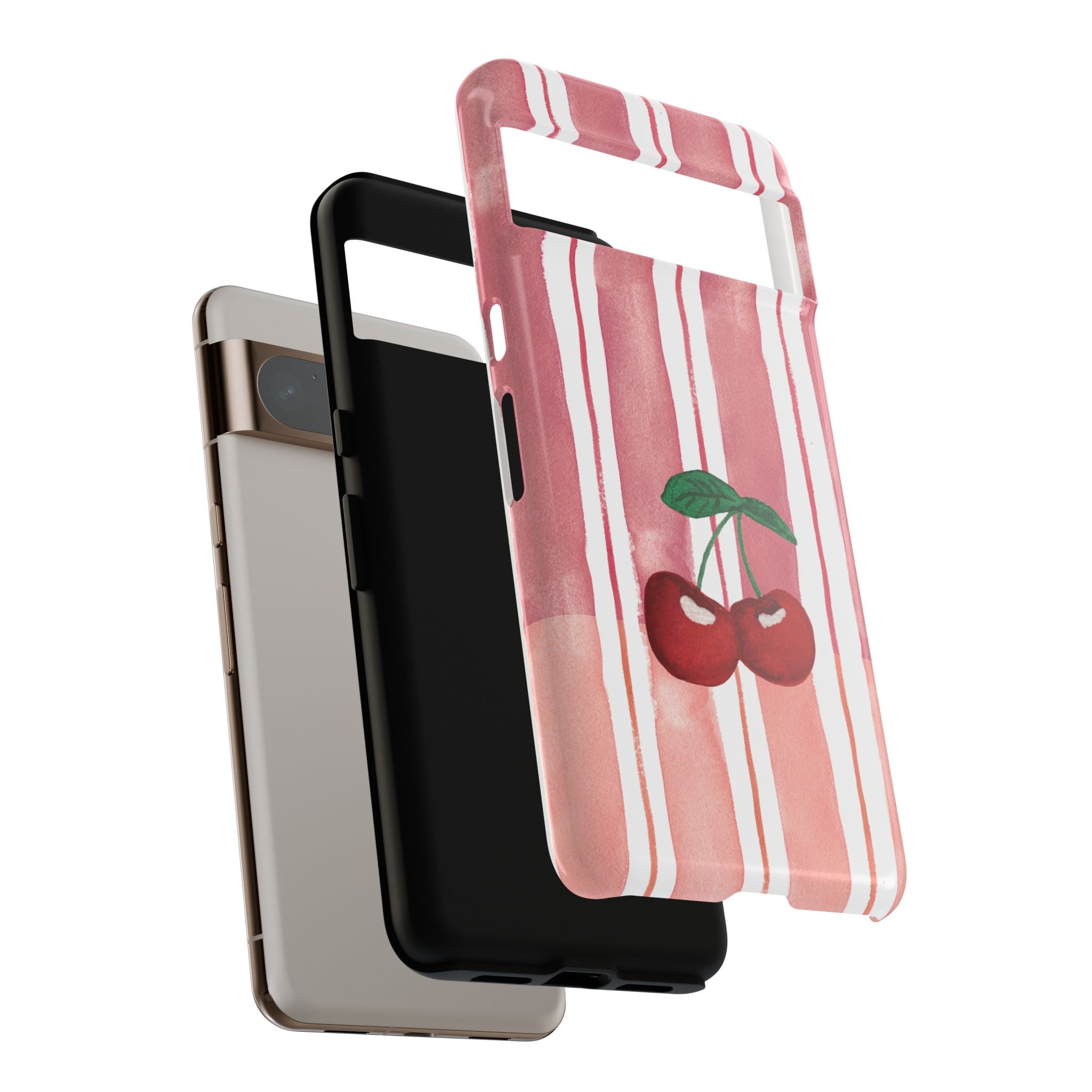 Cherry Orchard Stripes Phone Case
