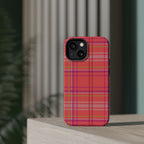 Golden Girl Plaid Magnetic Phone Case