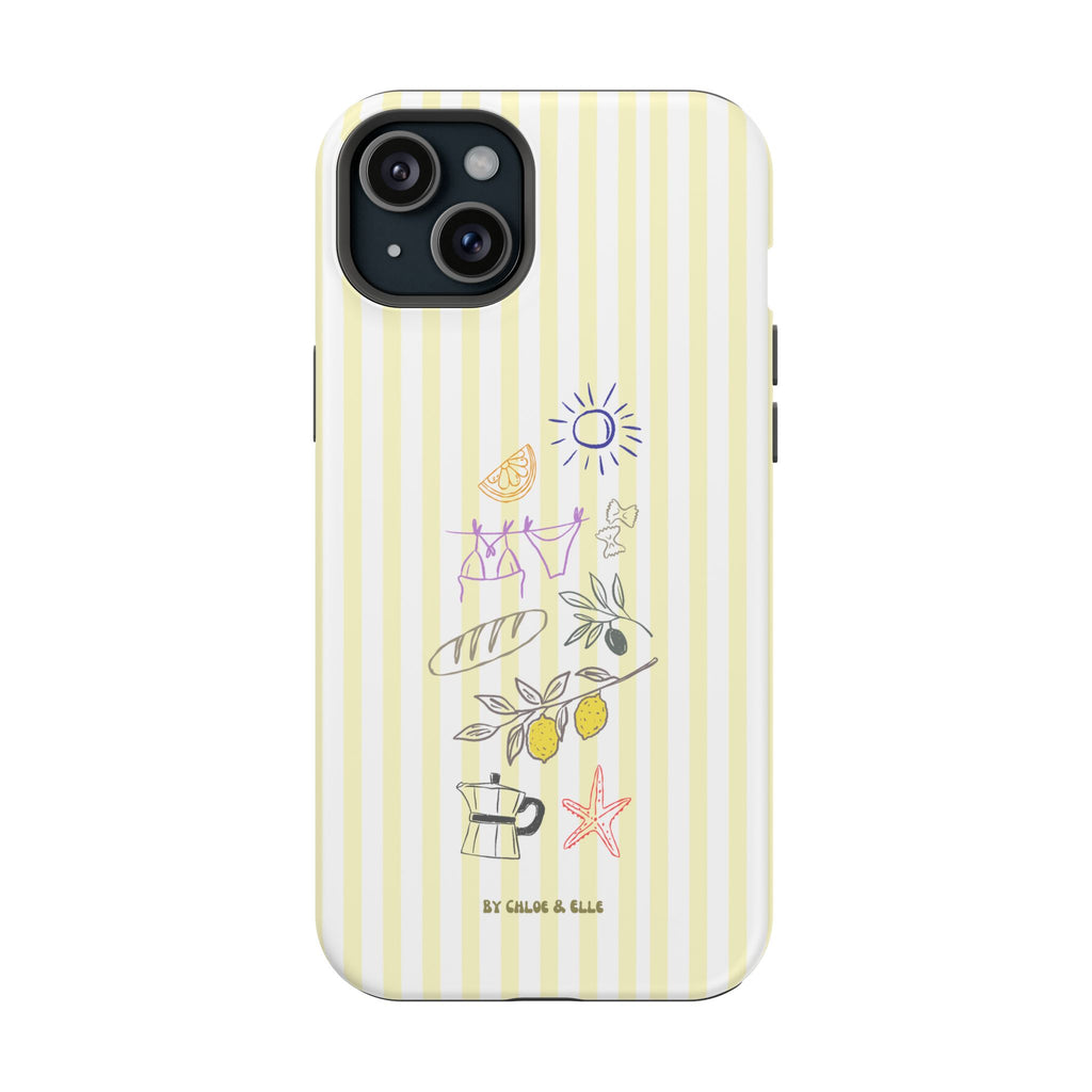 Amalfi Dreaming Lemon Phone Case