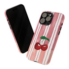 Cherry Orchard Stripes Phone Case