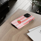 Strawberry Orchard Stripes Phone Case