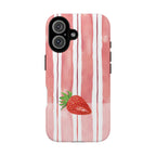 Strawberry Orchard Stripes Phone Case