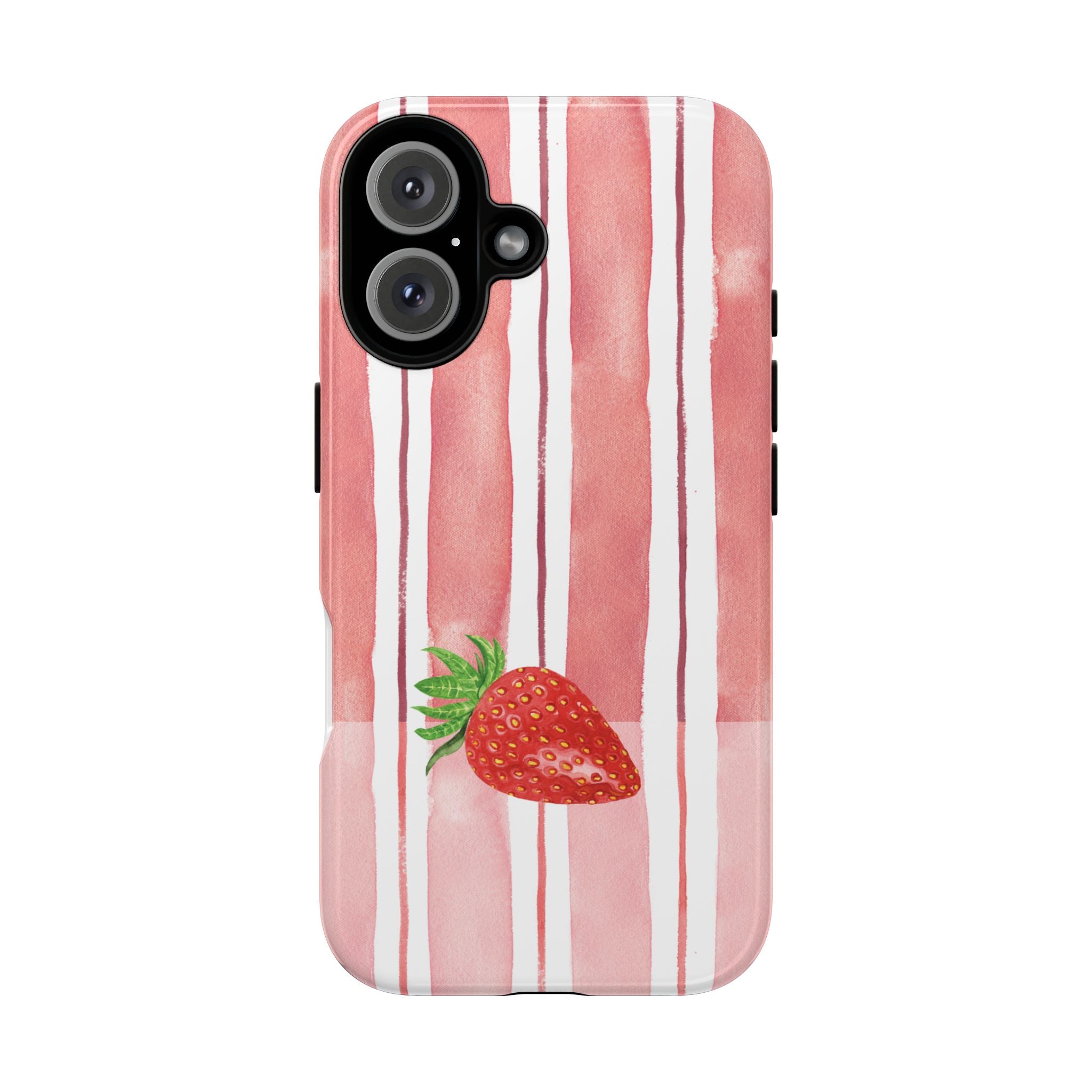 Strawberry Orchard Stripes Phone Case