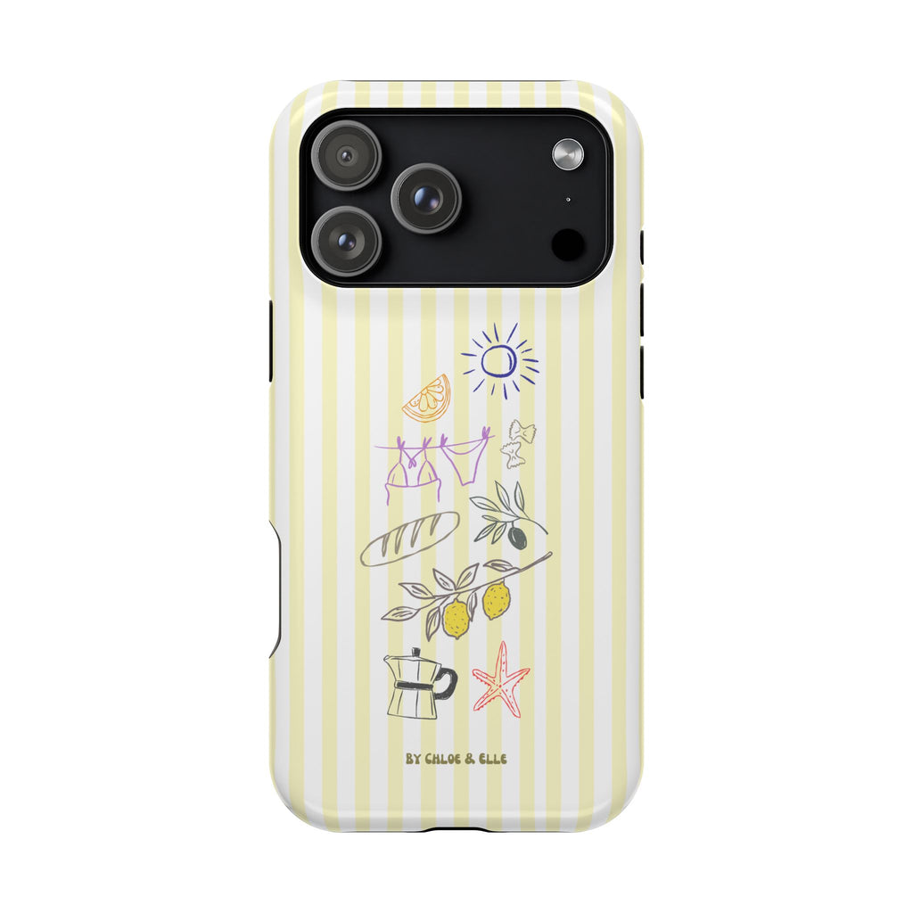 Amalfi Dreaming Lemon Phone Case