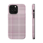 The Plaid Edit Mauve Phone Case