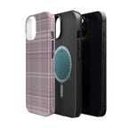 The Plaid Edit Mauve Phone Case
