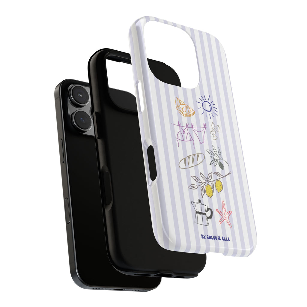 Amalfi Dreaming Blue Waters Phone Case
