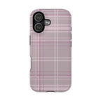 The Plaid Edit Mauve Phone Case