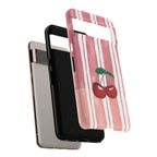 Cherry Orchard Stripes Phone Case