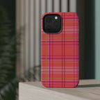 Golden Girl Plaid Magnetic Phone Case