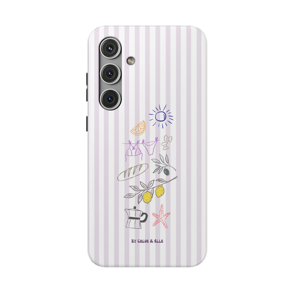 Amalfi Dreaming Petunia Phone Case