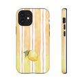 Lemon Orchard Stripes Phone Case