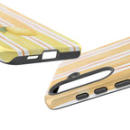 Lemon Orchard Stripes Phone Case
