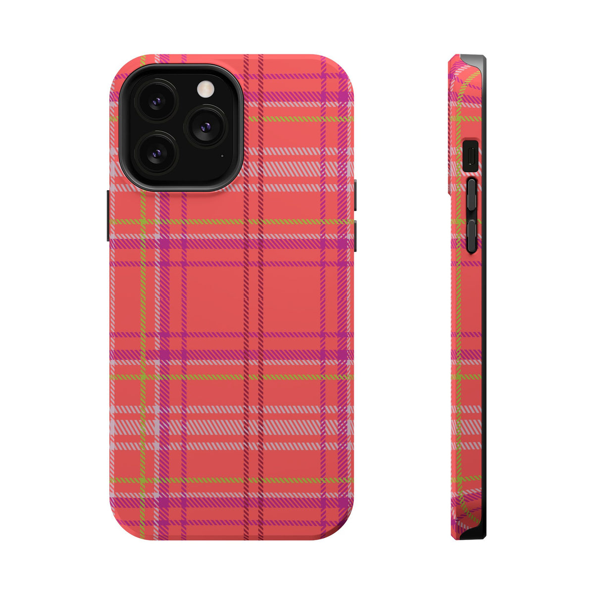Golden Girl Plaid Magnetic Phone Case