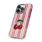 Cherry Orchard Stripes Phone Case