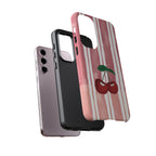 Cherry Orchard Stripes Phone Case