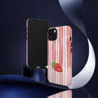 Strawberry Orchard Stripes Phone Case