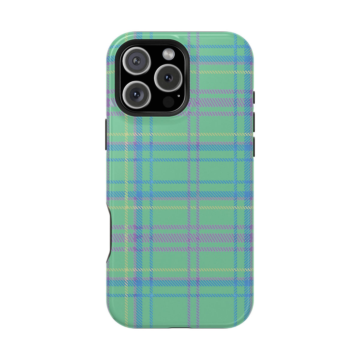 Fresh Energy Plaid Magnetic Phone Case