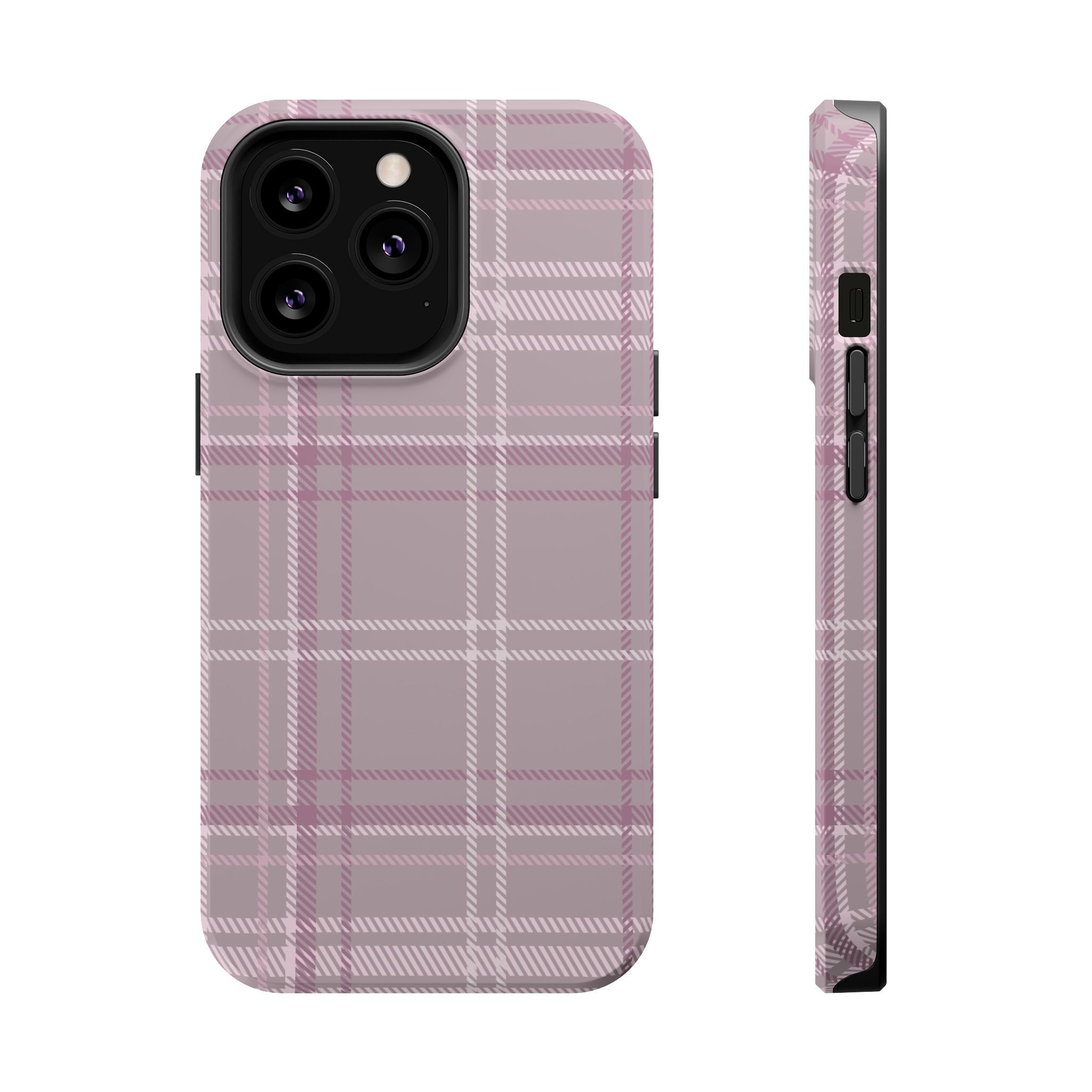 The Plaid Edit Mauve Phone Case