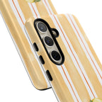 Lemon Orchard Stripes Phone Case