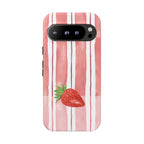 Strawberry Orchard Stripes Phone Case