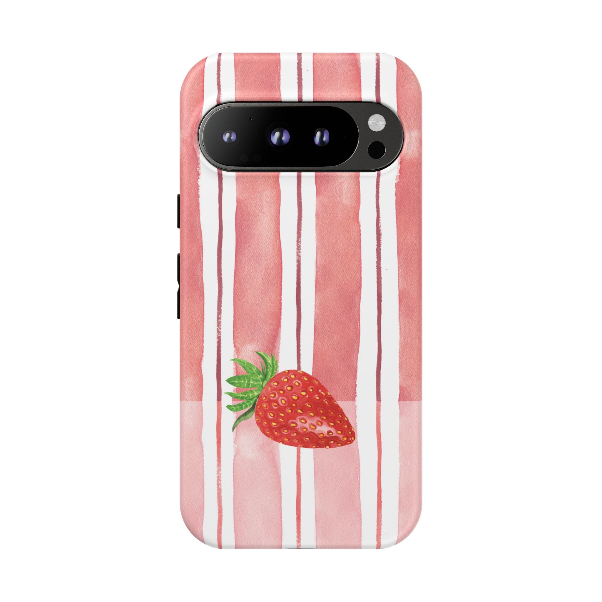 Strawberry Orchard Stripes Phone Case